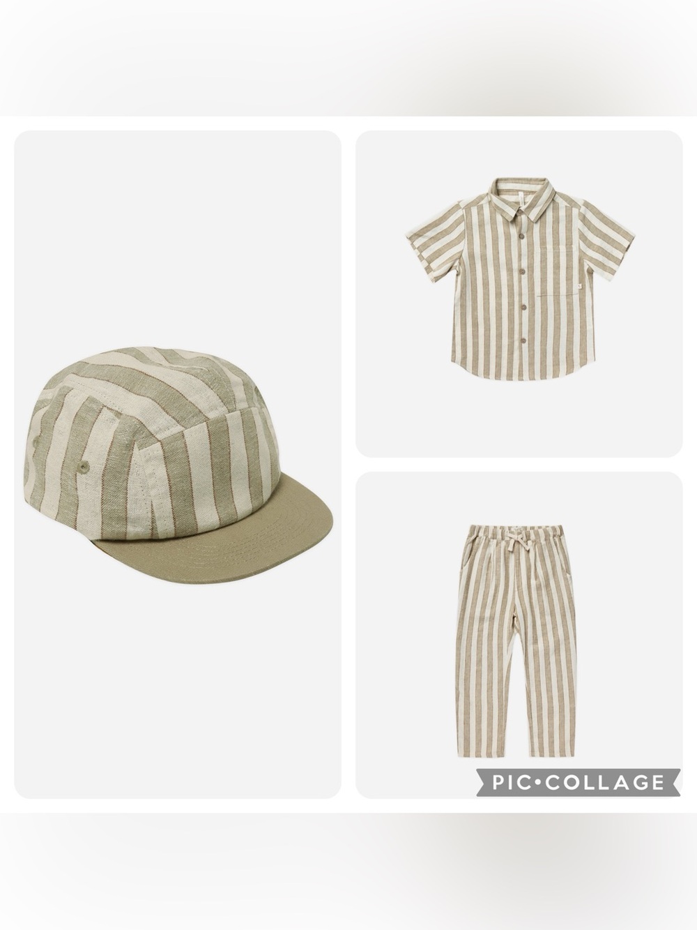 Rylee and cru Autumn stripe 3 piece set
